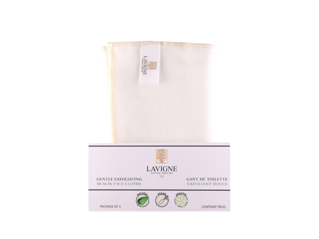 Gentle Exfoliating Muslin Face Cloths